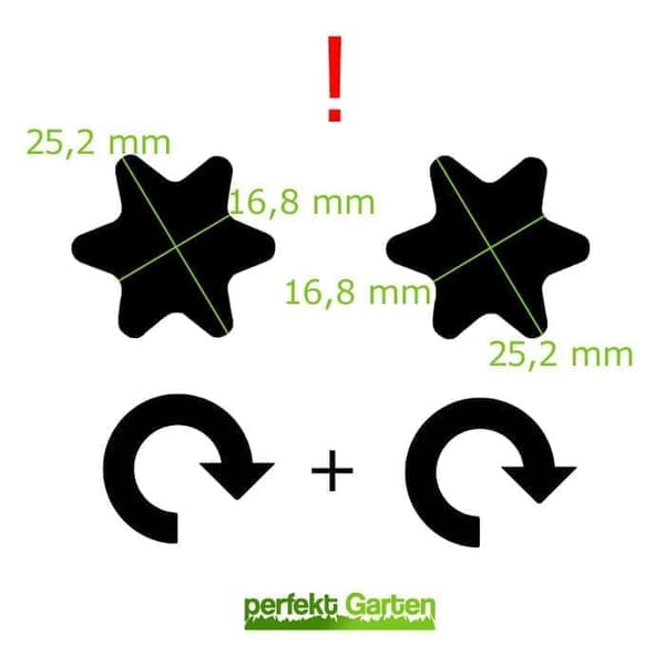 53,5 CM ruohonleikkurin veitsi varten MTD traktorille B 135 145 155 160 180 - H 130 145 160 165 180