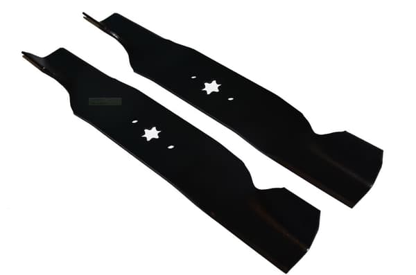 2 X 49 CM gräsklippare kniv för Bolens BL 135/96 T / Columbia PX 125 B 96 H T