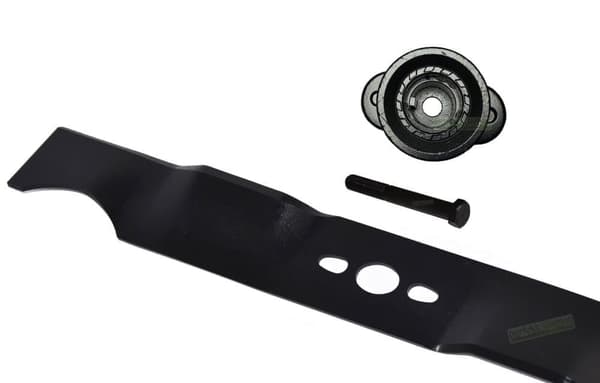 46 CM gräsklippare kniv + knivfäste + kil + skruv för Fuxtec gräsklippare med framdrivning