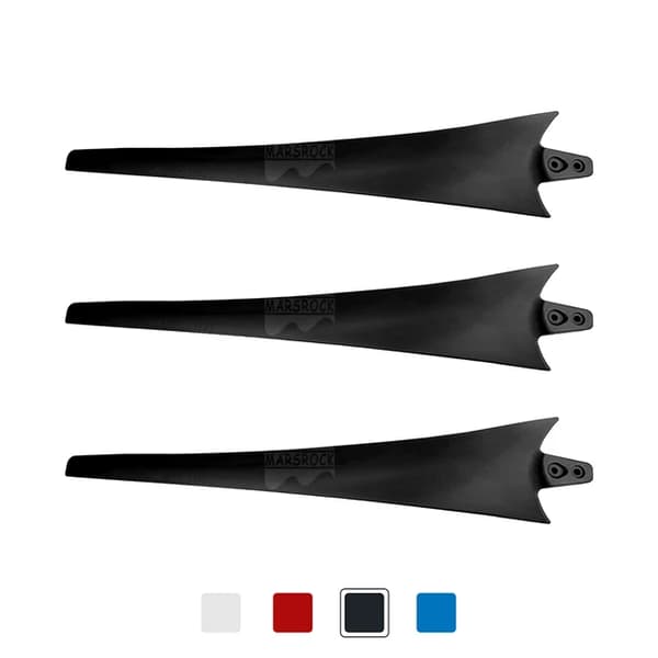 Vindmølleblad, DIY-samling, højstyrke kulstofibre, 3 blade, sort