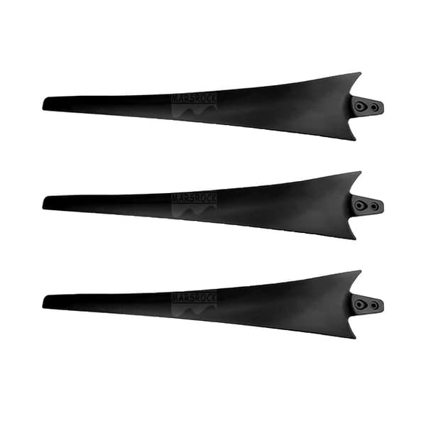 Vindmølleblad, DIY-samling, højstyrke kulstofibre, 3 blade, sort