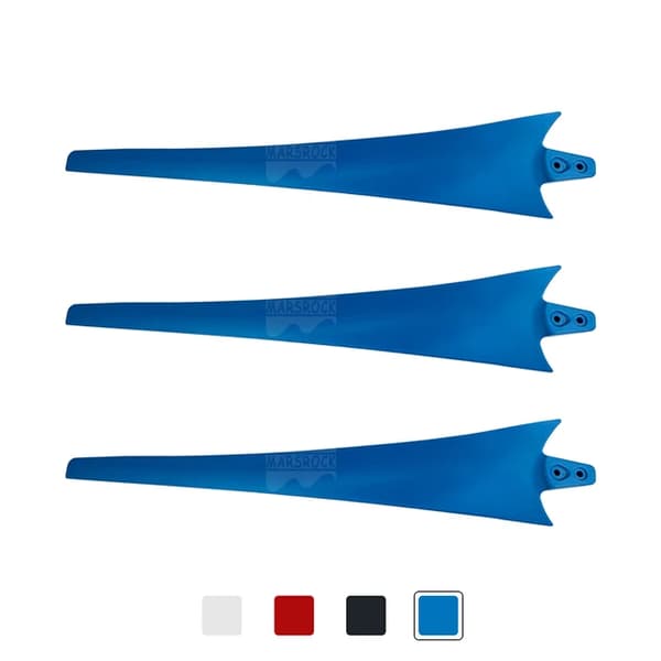Vindmølleblad, DIY-samling, højstyrke kulstofibre, 3 blade, blå