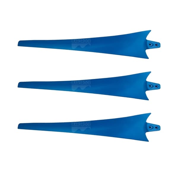 Vindmølleblad, DIY-samling, højstyrke kulstofibre, 3 blade, blå