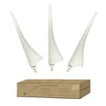 Miniatyrbillede 1 af 2: Vindmølleblade, højstyrke kulstofibre, nylonfiber, 3 Blade, Hvid, Kun Blade