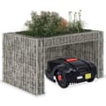 Miniatyrbild 1 av 2: Garage för gräsklippare och blombädd 110x80x60 cm ståltråd