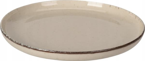 Desserttallerken beige porcelænsfliser 19 cm