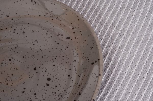 Dessertfat, grund stengods, 19 cm