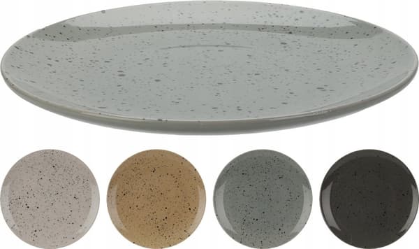 Dessertfat, grund stengods, 19 cm