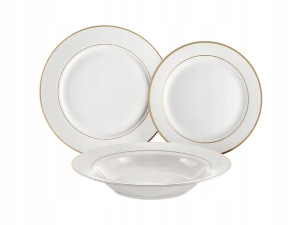 Ambition Desserttallrik Rund Porslin Vit 16 cm