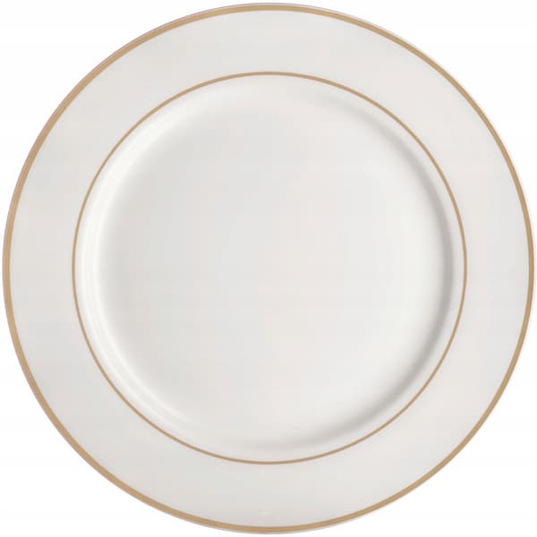 Ambition desserttallrik, porslin, grund, vit, 19 cm