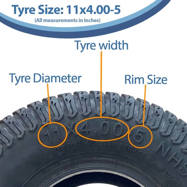11x4.00-5 ruohonleikkuri ruohonleikkuri Multi Turf rengas ja putki 4-kertainen Wanda P332 kuvio 150kgs