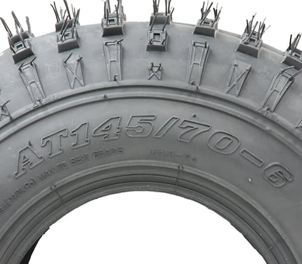 Sats med 145/70-6 2pr Wanda P319 Knobbydäck TL & 145/70-6 (15x6.00-6) TR87-slang