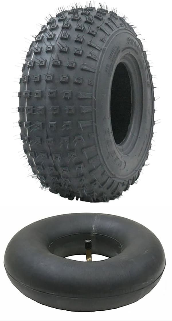 Sæt med 145/70-6 2pr Wanda P319 Knobbydæk TL & 145/70-6 (15x6.00-6) TR87 Slange