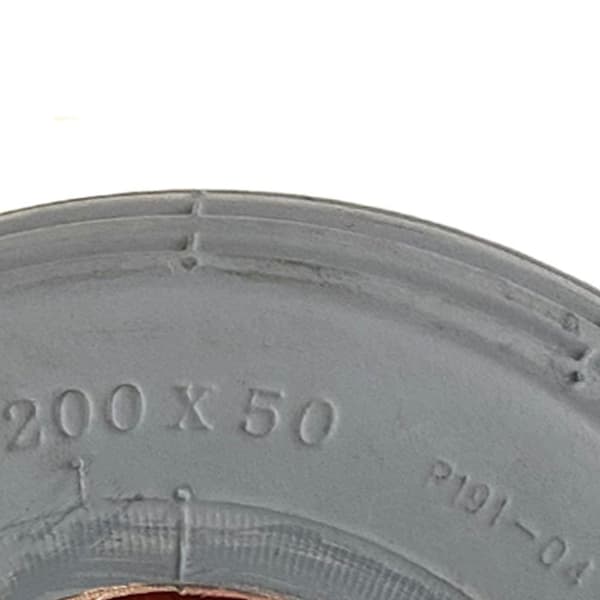 200x50 Mobility Scooter rengas & putki, harmaa rengas ei merkintä pyörätuoli pumpattu uusi