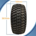 Miniatyrbillede 2 af 9: Sæt med 15x6.00-6 4pr Wanda P332 græsdæk TL & 15x6.00-6 TR13 slange