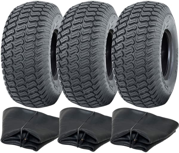 15x6.00-6 Dæk og slanger til plæneklippere 4-lags Wanda P332 TR13 Slanger (sæt med 3)
