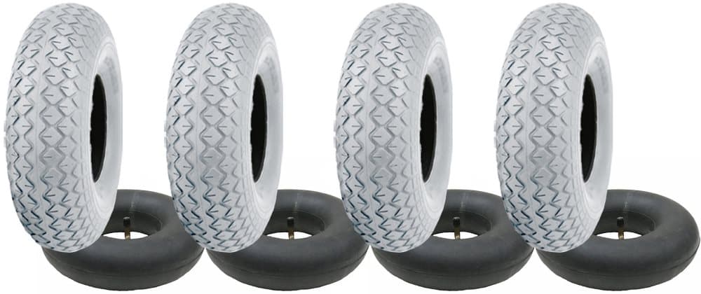 2,80/2,504 Grå Mobility Scooter Tire & Tube Set Pneumatic Tire TR87