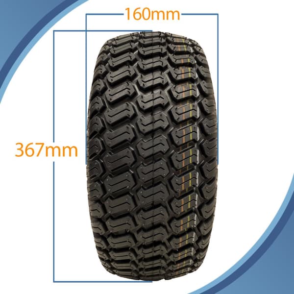 15x6.00-6 Åkbar gräsklippare däck gräs gräsmatta 15x600-6 Wanda