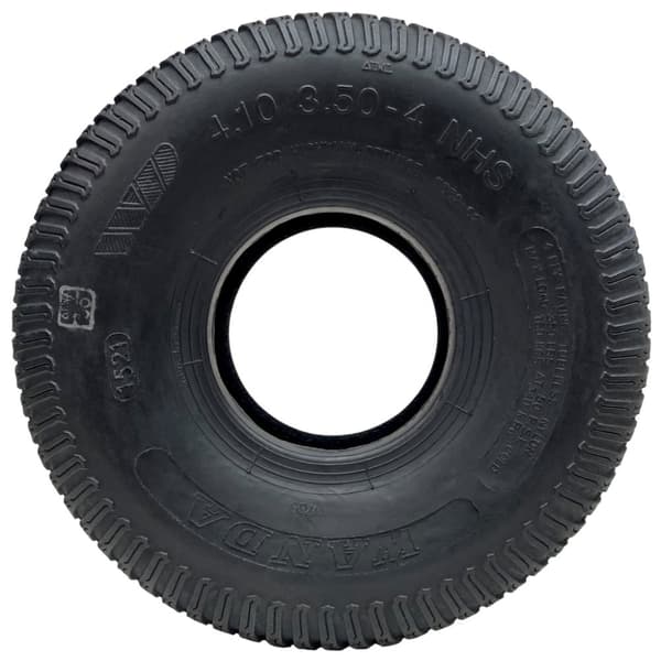 4.10x3.50-4 ruohonleikkurin rengas, 4ply turf, ruoho - nurmikon rengas - Wanda P332 - 4 kpl:n sarja