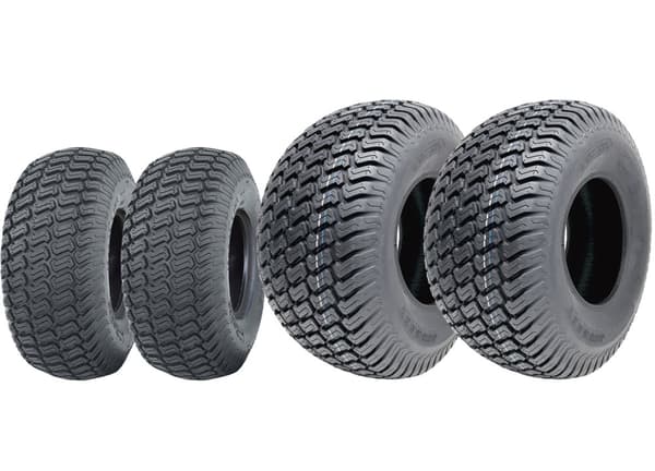 20x10.00-8 & 15x6.00-6 Ruohonleikkurin renkaat 4ply Multi turf grass Wanda P332 4 kpl:n setti