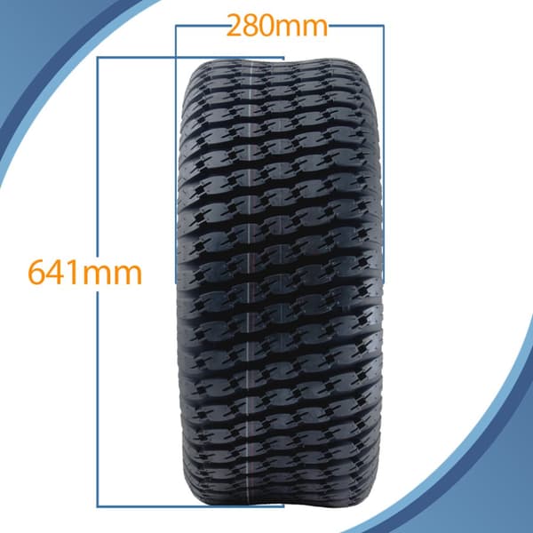 24x12.00-10 4-lags græsdæk til John Deere Gator plæneklipper 305/60-10 Utility P532