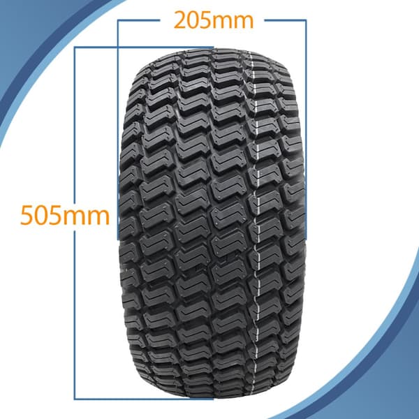 20x8.00-10 Græsdæk til plæneklipper Wanda P332 Turf E-Marked Road Legal (sæt med 2)