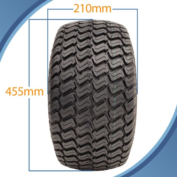 18x8.50-8 Plæneklipperdæk 4ply Multi Turf Grass Wanda P332 Road Legal (sæt med 3)