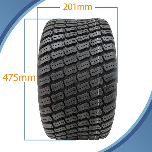 18x8.50-10 Plæneklipperdæk 4ply Multi Turf Rear Grass P332 Wanda 360kgs kapacitet