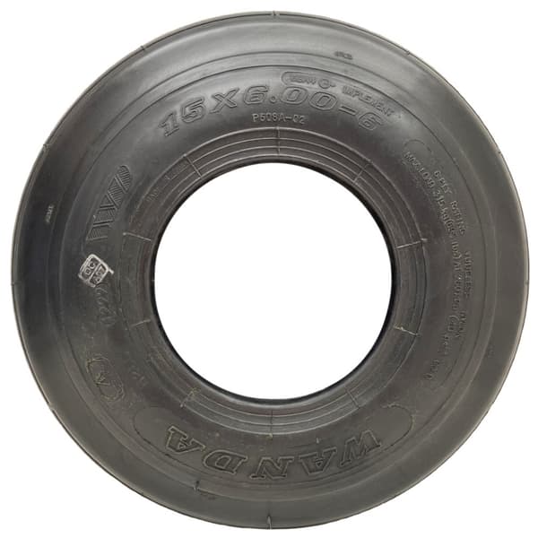 15x6.00-6 Multi Rib Turf ruohonleikkurin renkaat 6ply Hay Bob Hay Turner Harava (2 kpl)