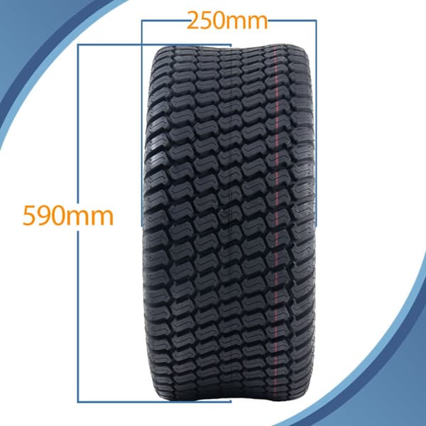 23x10.50-12 Ruohonleikkurin renkaat 4-kerroksiset Grass P332 Wanda Road Legal 615kgs (2 kpl sarja)