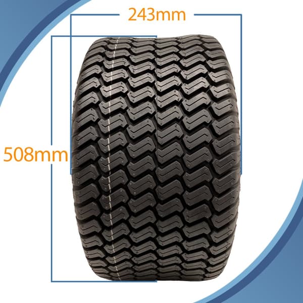 20x10.00-10 Däck för gräsklippare 4-lagers Multi Turf Grass P332 Väglagliga (uppsättning om 3)