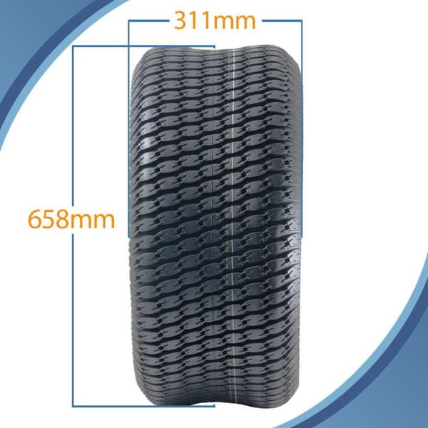 25x12.00-9 Græsdæk 4ply John Deere Gator Mower Utility P532 830kgs (Sæt med 3)
