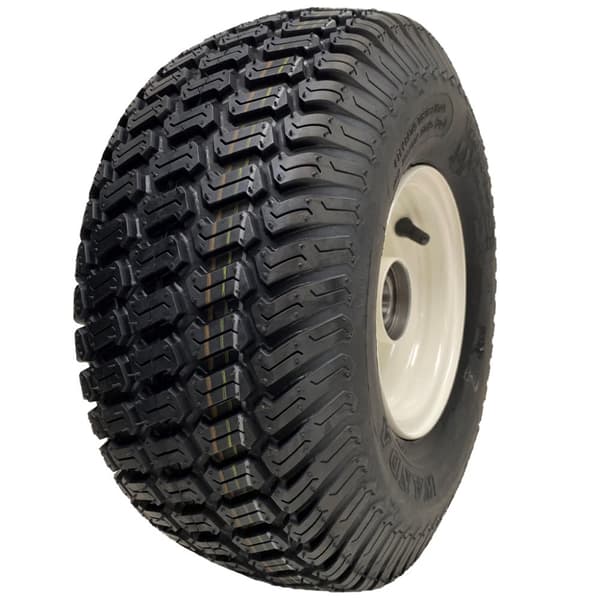 15x6.00-6 Grass Plæneklipperhjul Wanda 4ply P332 Dæk monteret på fælg 25mm Lejer