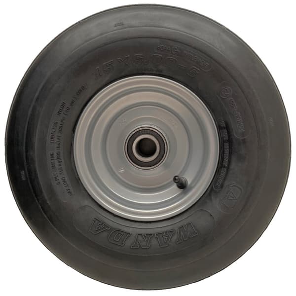 15x6.00-6 plæneklipperdæk 4ply Multi turf rib på 20mm BB fælg - Wanda P508
