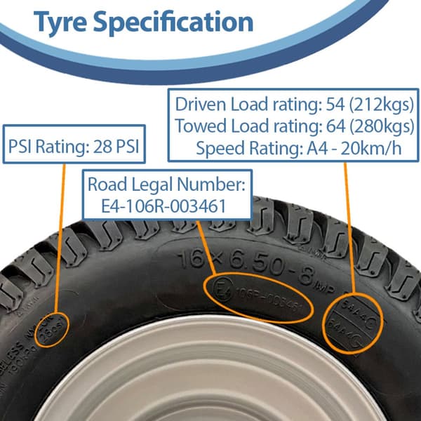 16x6.50-8 ruohonrenkaat pyörän kuulalaakeroidulla vanteella Ruohonleikkuri Quad ATV (4 kpl)