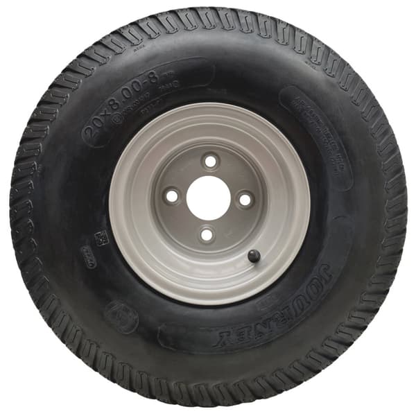 20x8.00-8 4ply Multi turf grass - Wanda P332 däck för gräsklippare på fälg med 4 dubbar 100 mm