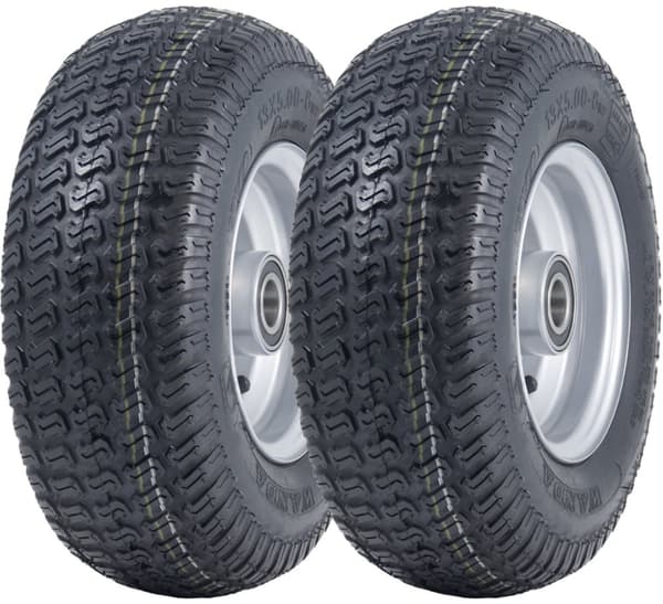 13x5.00-6 Gräsklippare Däck & fälgar Wanda P332, 20 mm 6304 Lager (uppsättning om 2)