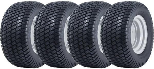20x10.00-10 Plæneklipperhjul 4ply Grass P332 Road Legal 4 tommer PCD-fælg (sæt med 4)