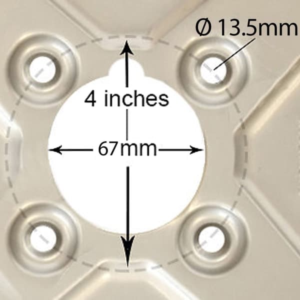 18x6.50-8 Gräsklippare Gräs Däck på fälgar 4-lagers Wanda P332 4x4" PCD-fälg (uppsättning om 3)