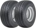 Pikkukuva 1 / 9: 16.5x6.50-8 perävaunun renkaat Pyöräkokoonpano 100mm PCD Road Legal 355kgs (2 kpl)