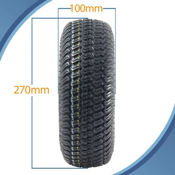11x4.00-4 Græsdæk til plæneklipper og stålfælg P332 20 mm lejer 145 kg (sæt med 3)
