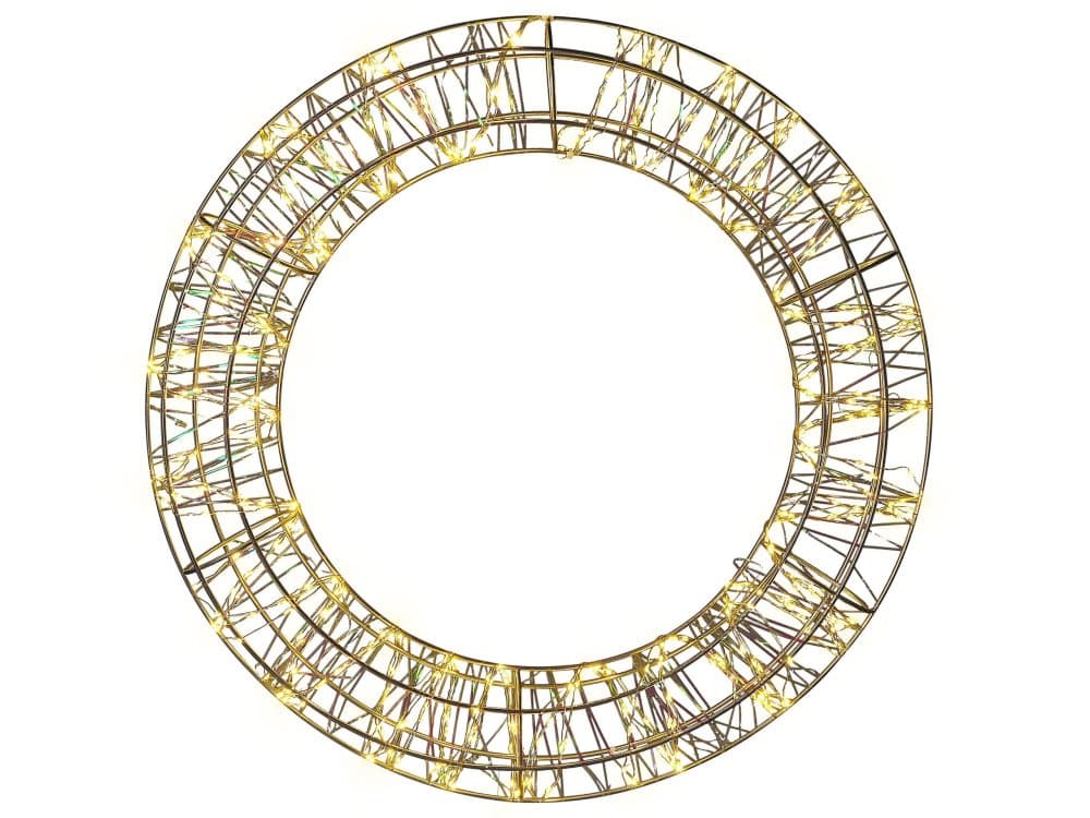 LED-dekoration ⌀ 55 cm silver KOPPELO