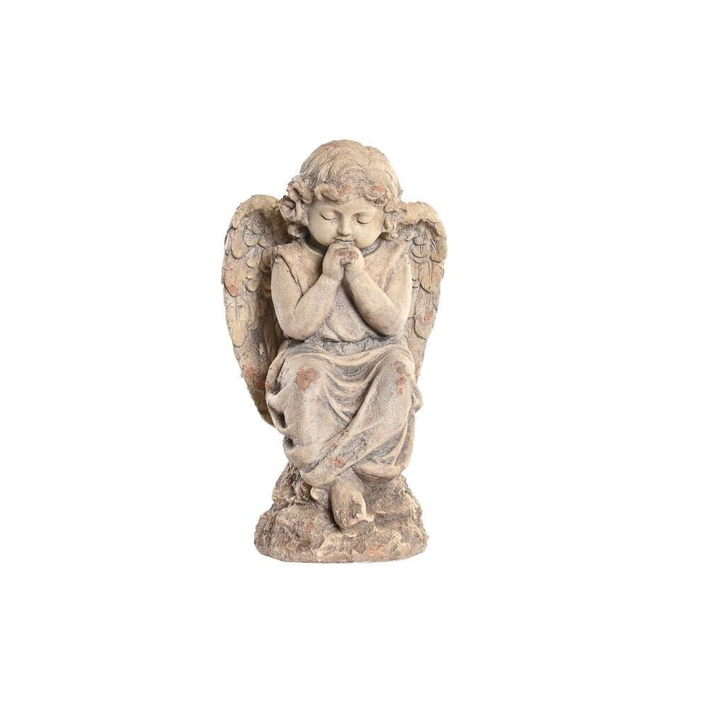 Decorative Garden Figure DKD Home Decor Brown Angel Magnesium (32 x 23 x 56 cm)