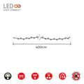 Miniatyrbild 4 av 4: LED-krans EDM 71251 4 m Vit
