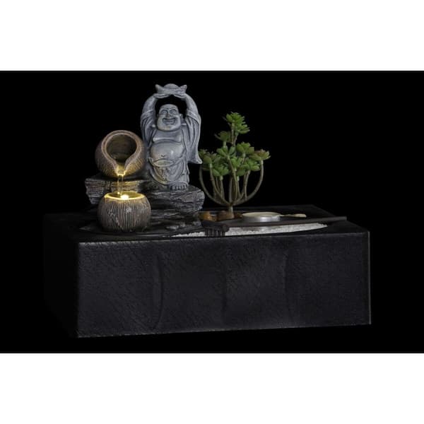 Szökőkút DKD Home Decor Buddha Harts Orientalisk 29 x 21 x 23 cm (2 antal)