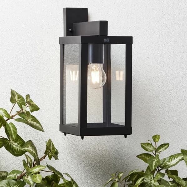 Vägglykta Brilliant Gaia Extern Svart Metall 60 W E27
