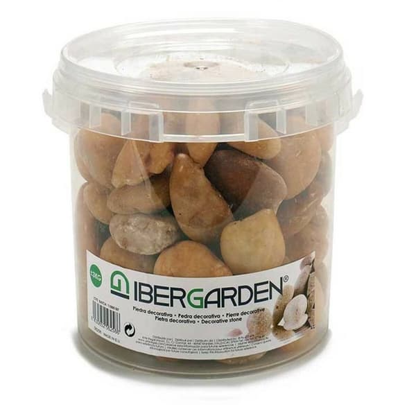 Dekorative sten Ibergarden 3BRM Brun Medium 3 Kg (4 enheder)