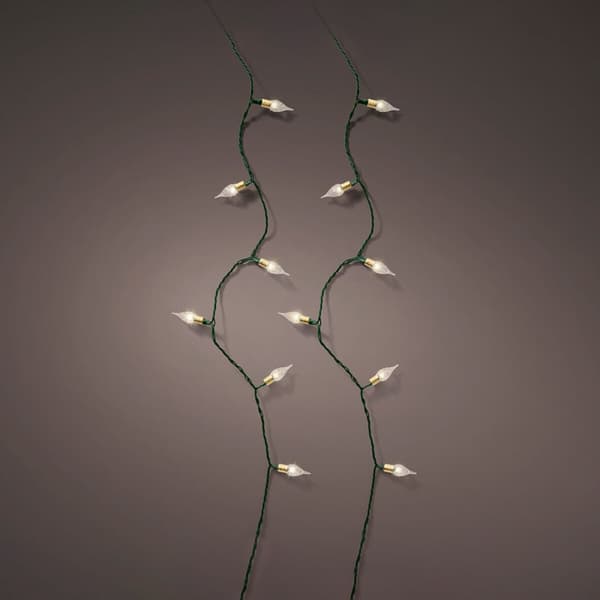 LED-valokranssi Lumineo 493270 Vintage Lämmin valkoinen 11,2 m Sisäpuoli