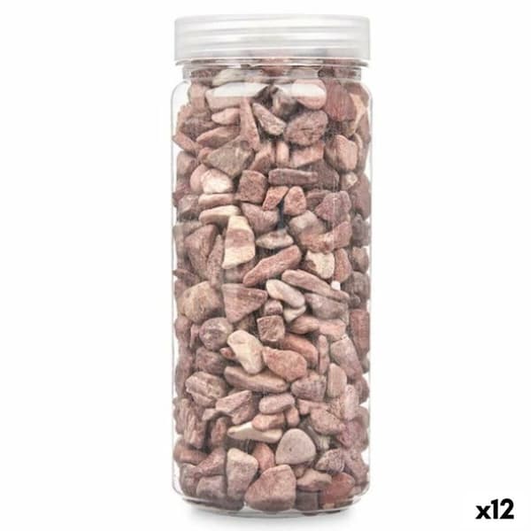 Dekorativa stenar Röd 10 - 20 mm 700 g (12 antal)