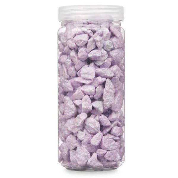 Koristeelliset kivet Liila 10 - 20 mm 700 g (12 osaa)